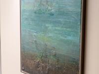 Tray frame to abstract colour canvas